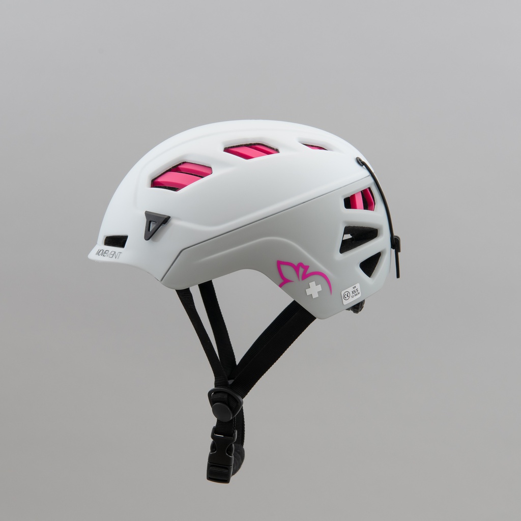 3Tech Alpi Women Helmet Bando 2.0; light grey/white/pink